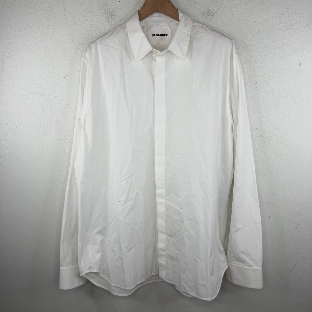 Jil Sander Wardrobe White Button Up LS Shirt