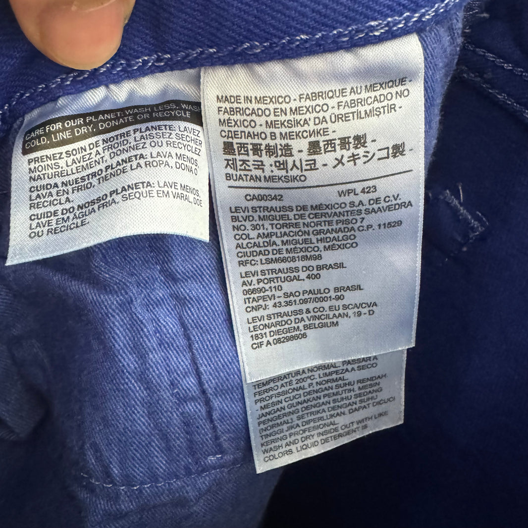 Denim Tears BStroy Levis Blue Pink Wreath Jeans