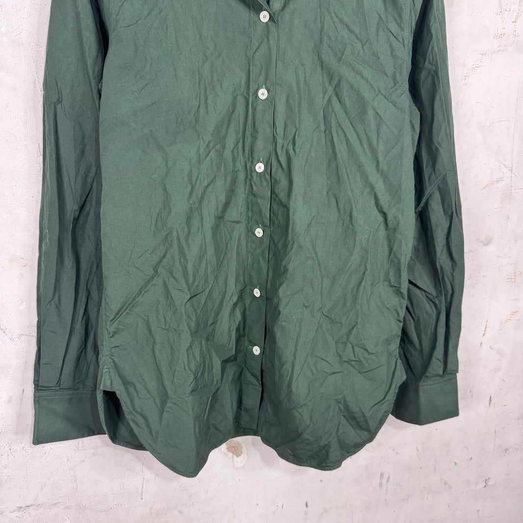 Celine Cotton Green Shirt