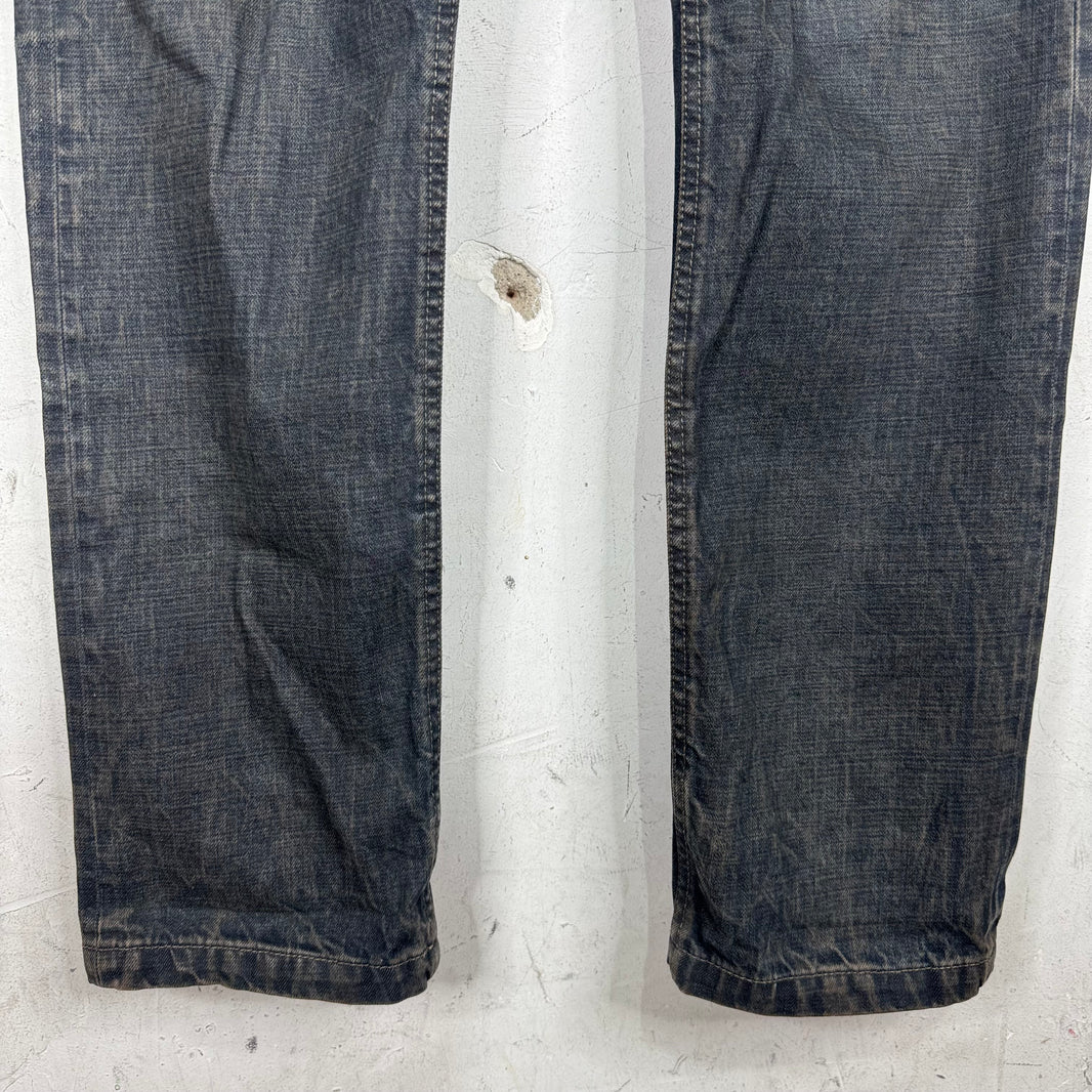 DRKSHDW Waxed Distressed Berlin Cut Jeans