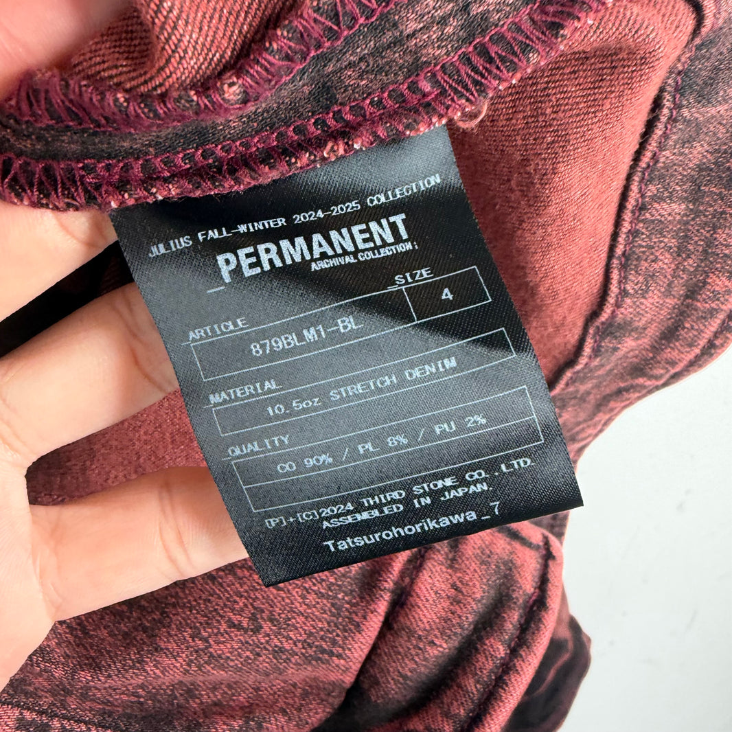 Julius Red Perfecto Denim Jacket