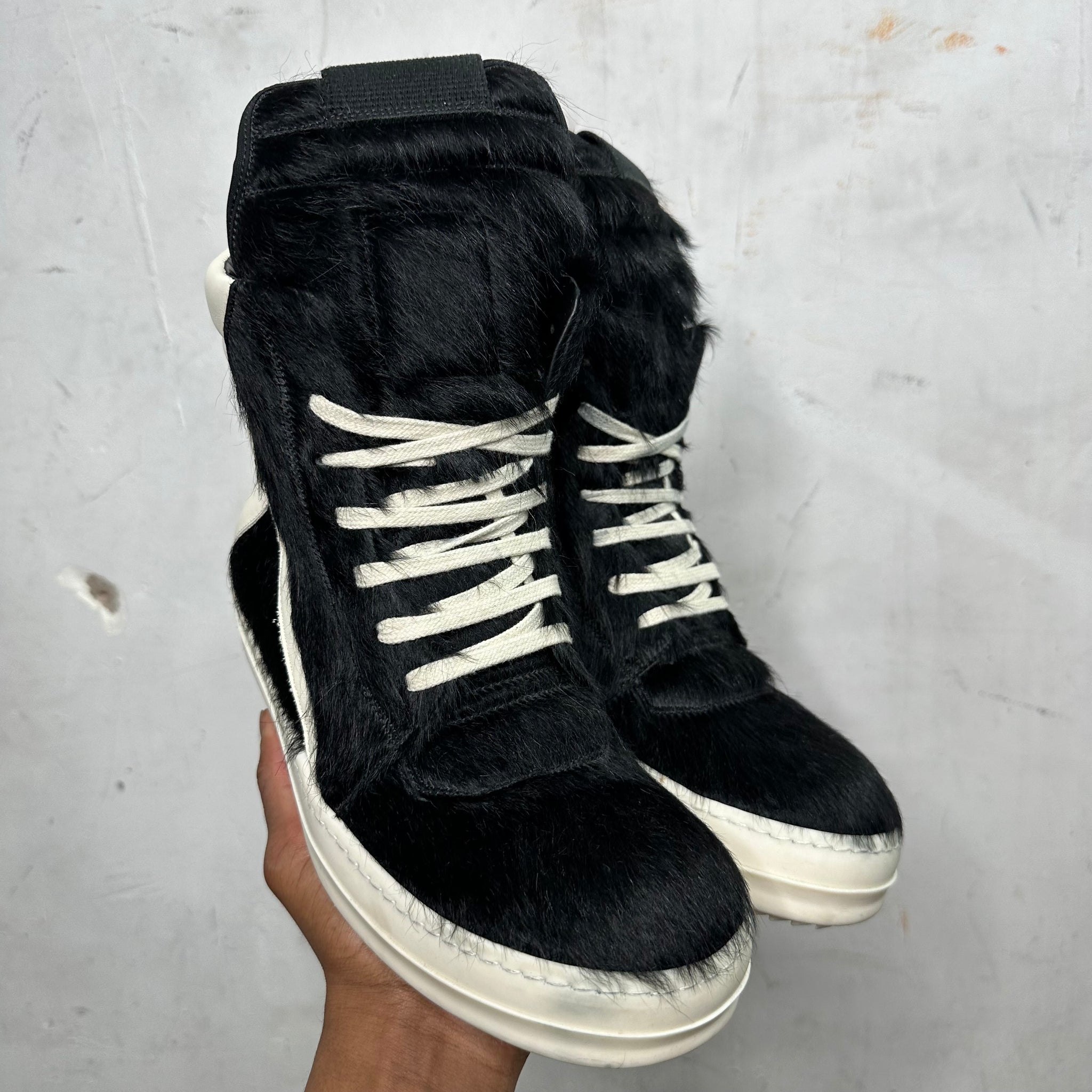 Rick Owens Pony Hair Geobasket www.Lukes.store