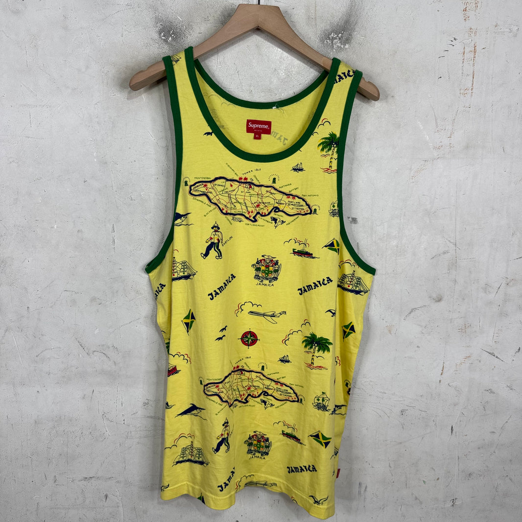 Supreme Jamaica Map Tank