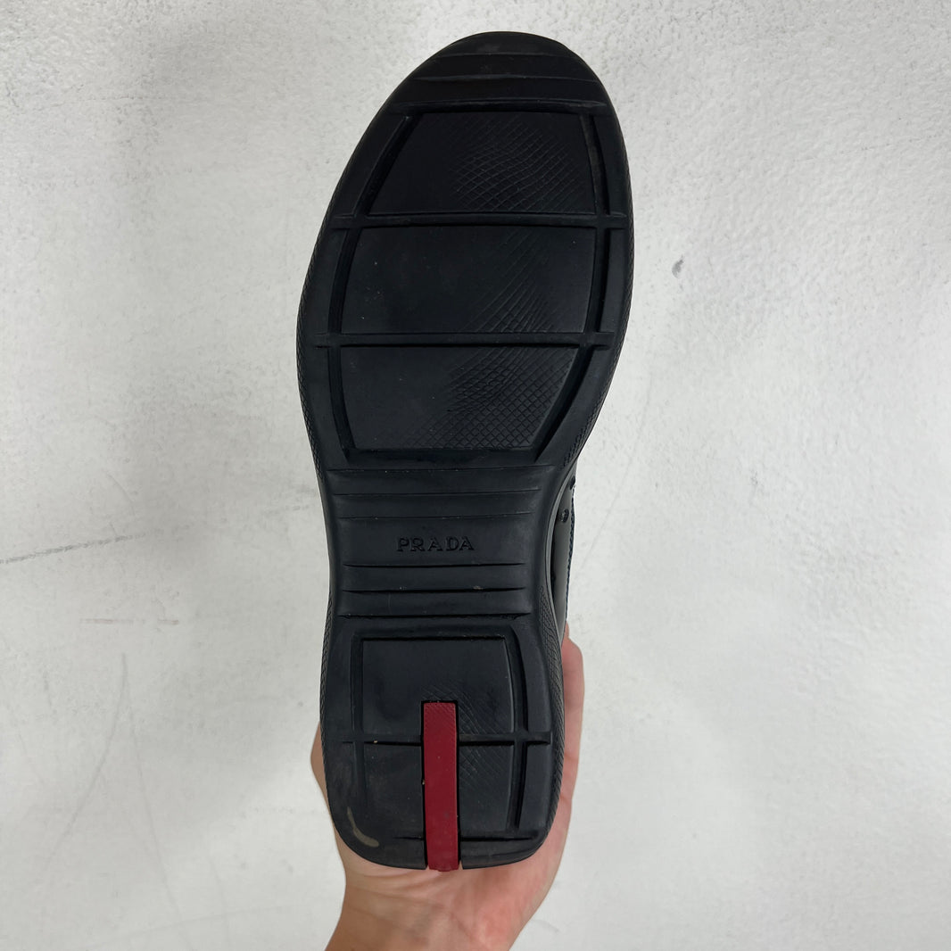 Prada Grey Patent Leather America's Cups
