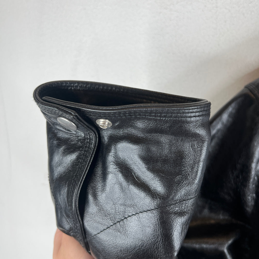 Stussy Black Garage Leather Jacket