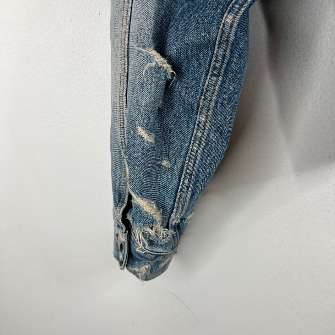 Margiela Distressed Washed Denim Jacket
