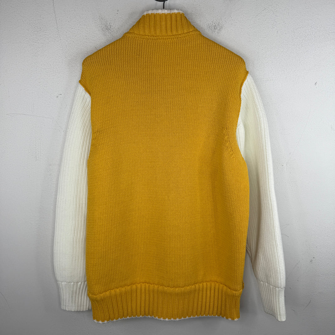 Sacai Eric Haze Two Tone Knitted Varsity Jacket