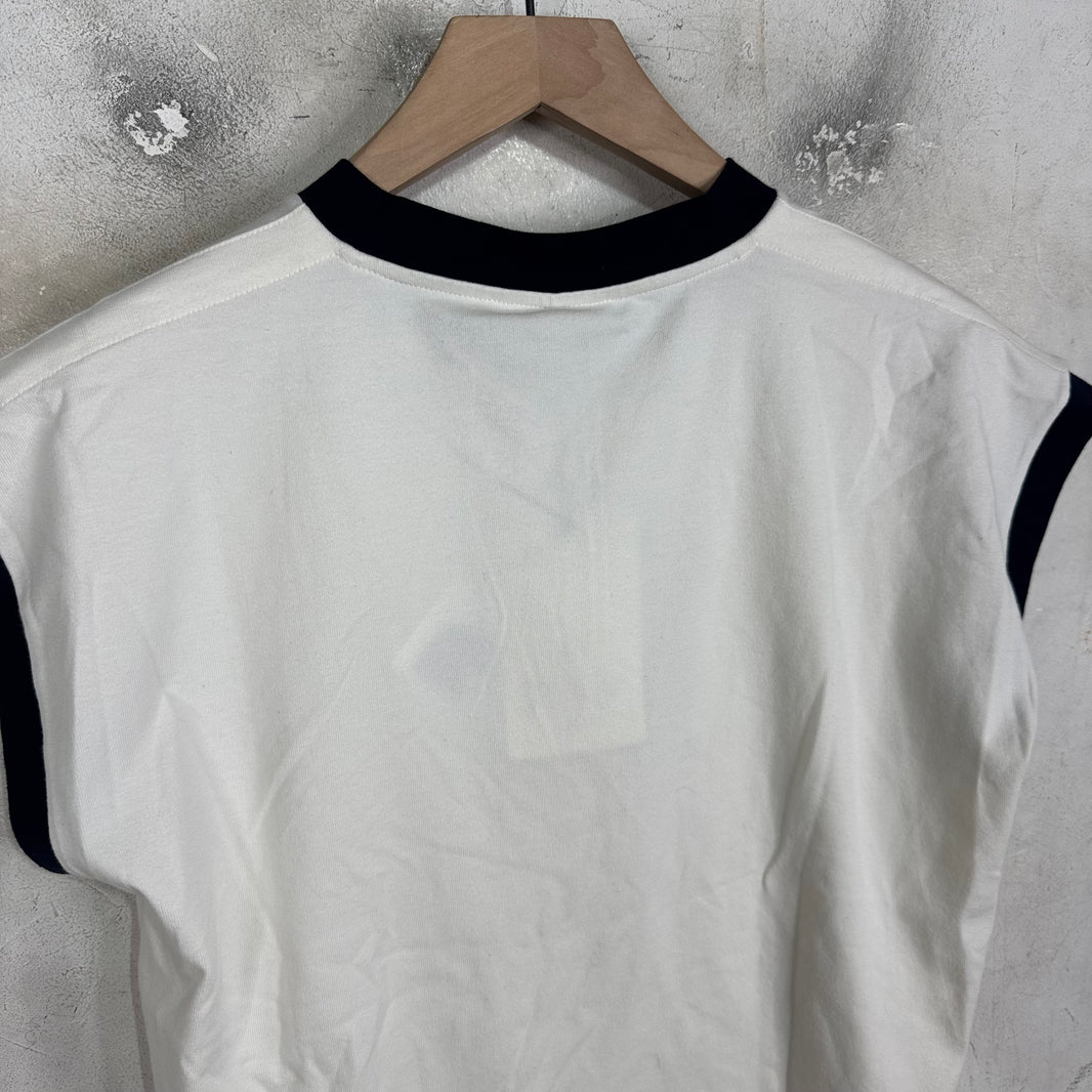 Versace Current Stretch Ringer T-Shirt