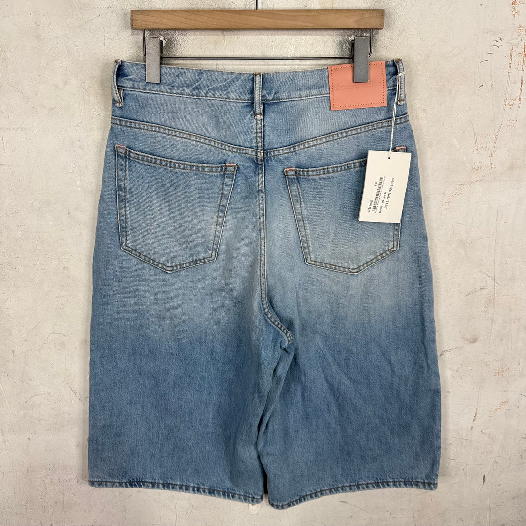 Acne Studios BNWT Lightwash Blue Baggy Jorts