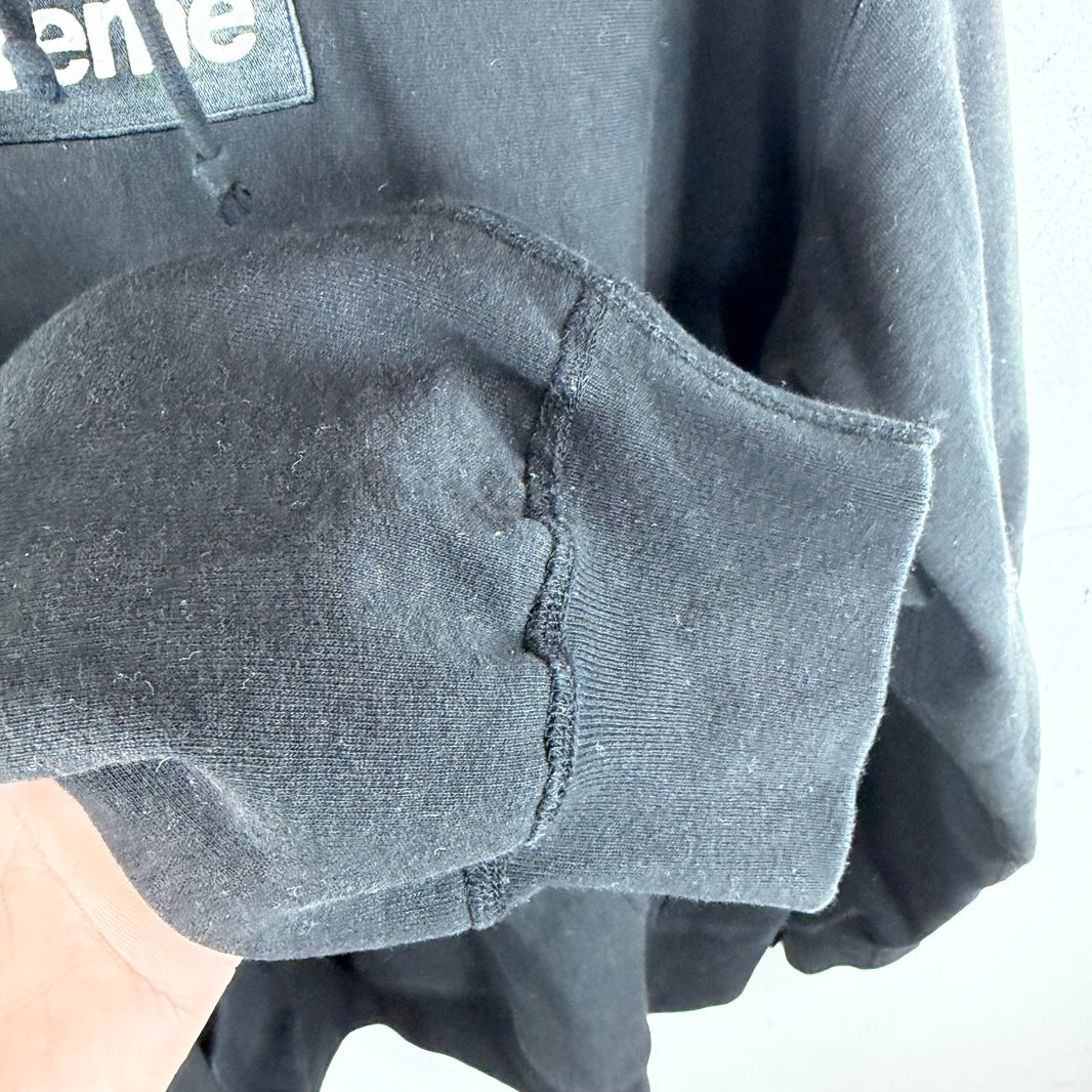 Supreme 2024 Black Box Logo Hoodie