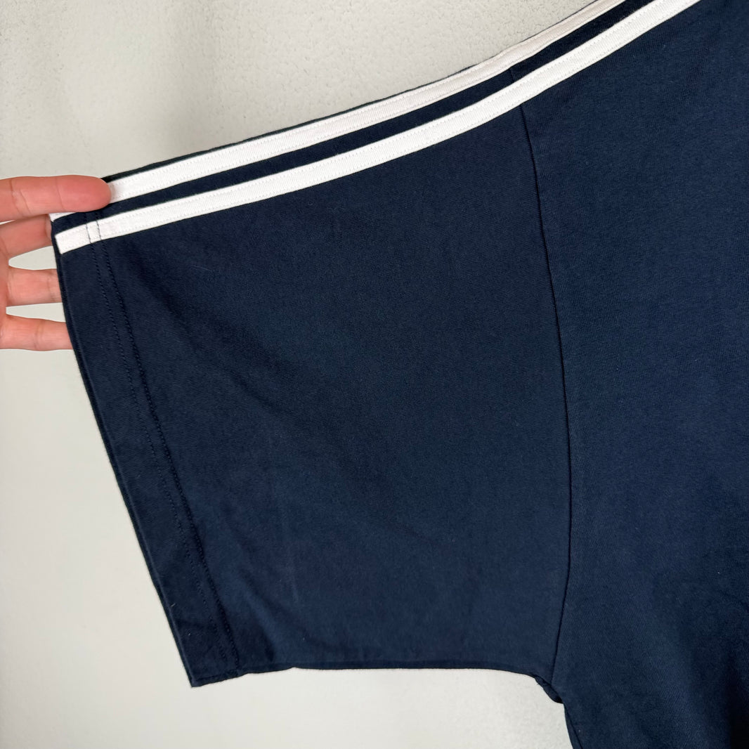 Balenciaga Adidas Sample Navy Logo T-Shirt