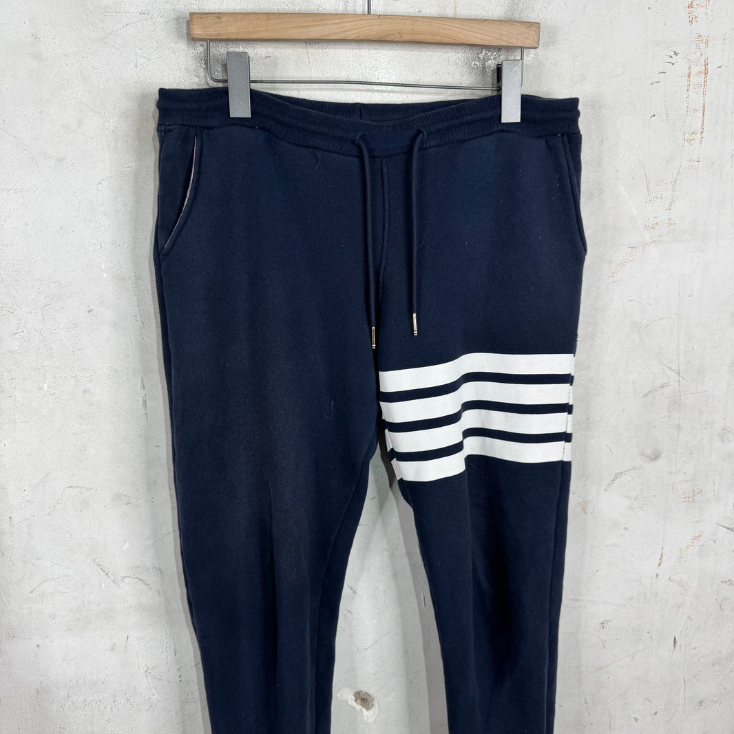 Thom Browne Navy Track Pants