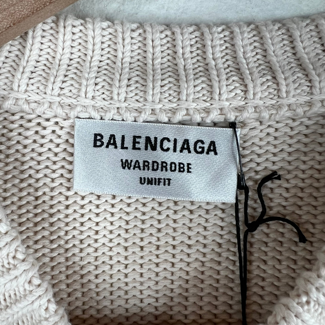 Balenciaga Bebe Crystal Knit Sweater