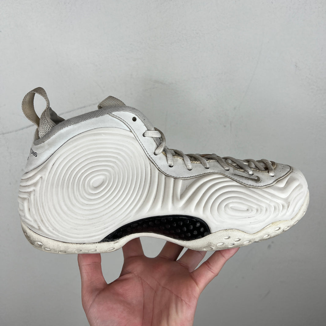 CDG Nike White Foamposite Sneakers