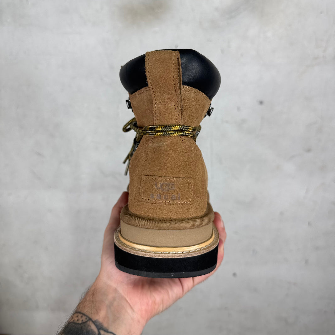 Sacai x Ugg Chestnut Fur Hiking Boot