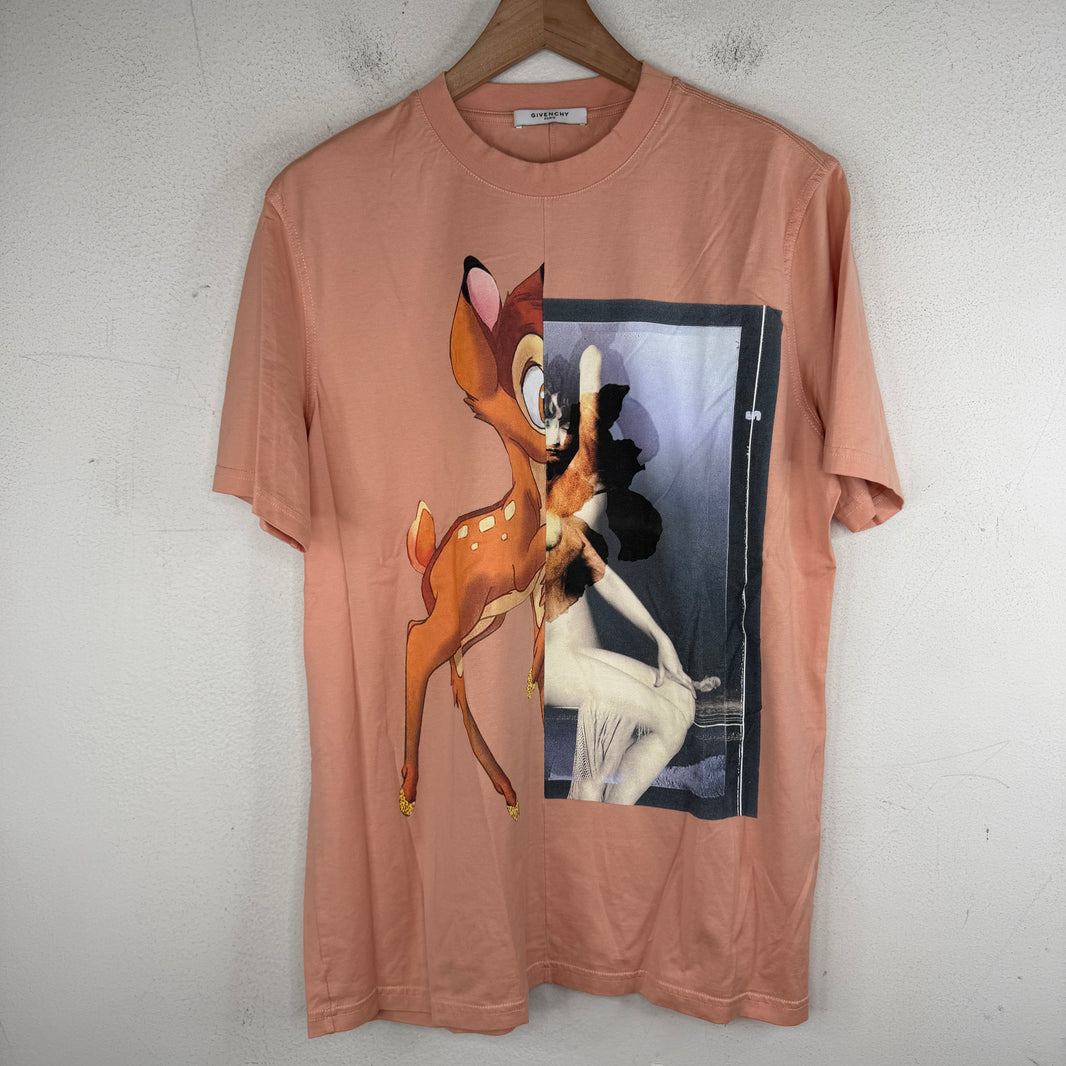 Givenchy Peach Bambi Split T-Shirt