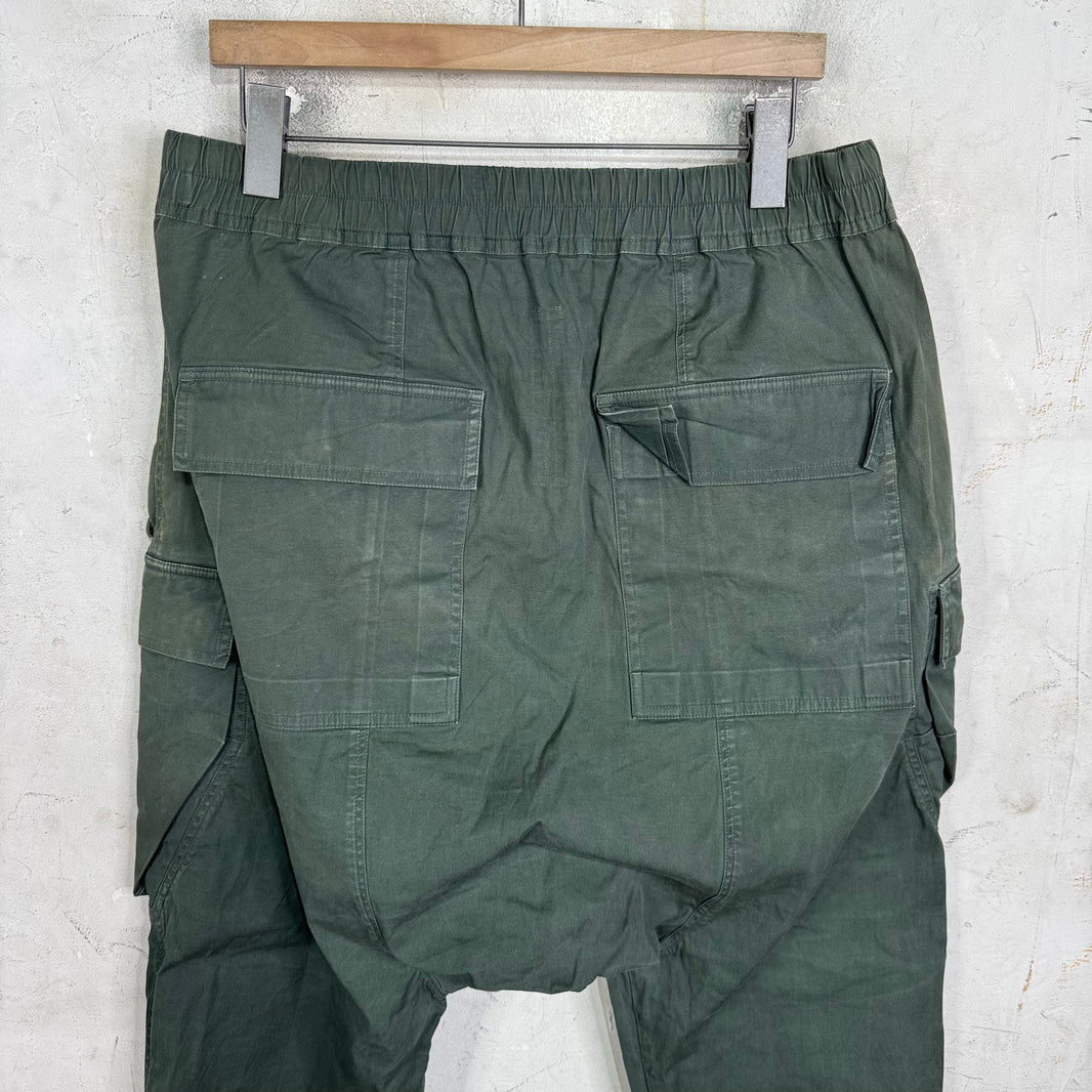 Rick Owens Teal Bela Tapered Pants