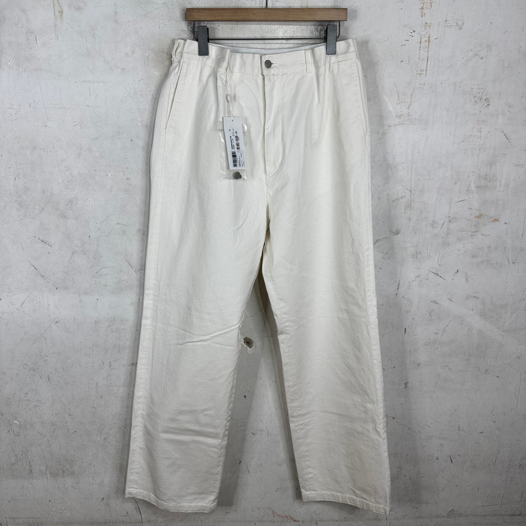 Margiela White Elastic Band Jeans
