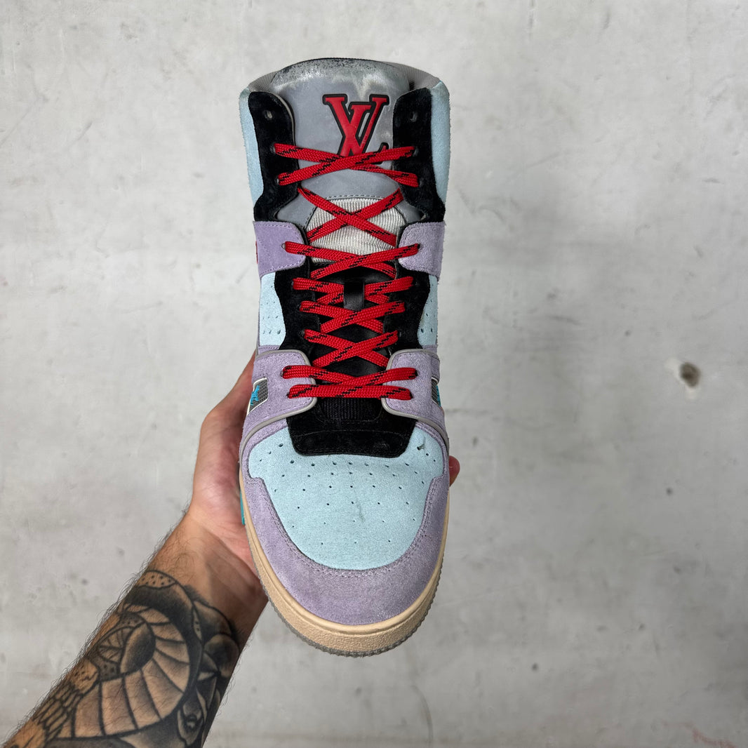 Louis Vuitton Purple Suede 508 Trainer Highs