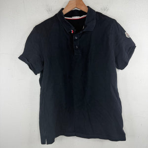 Moncler Black Logo Polo Shirt