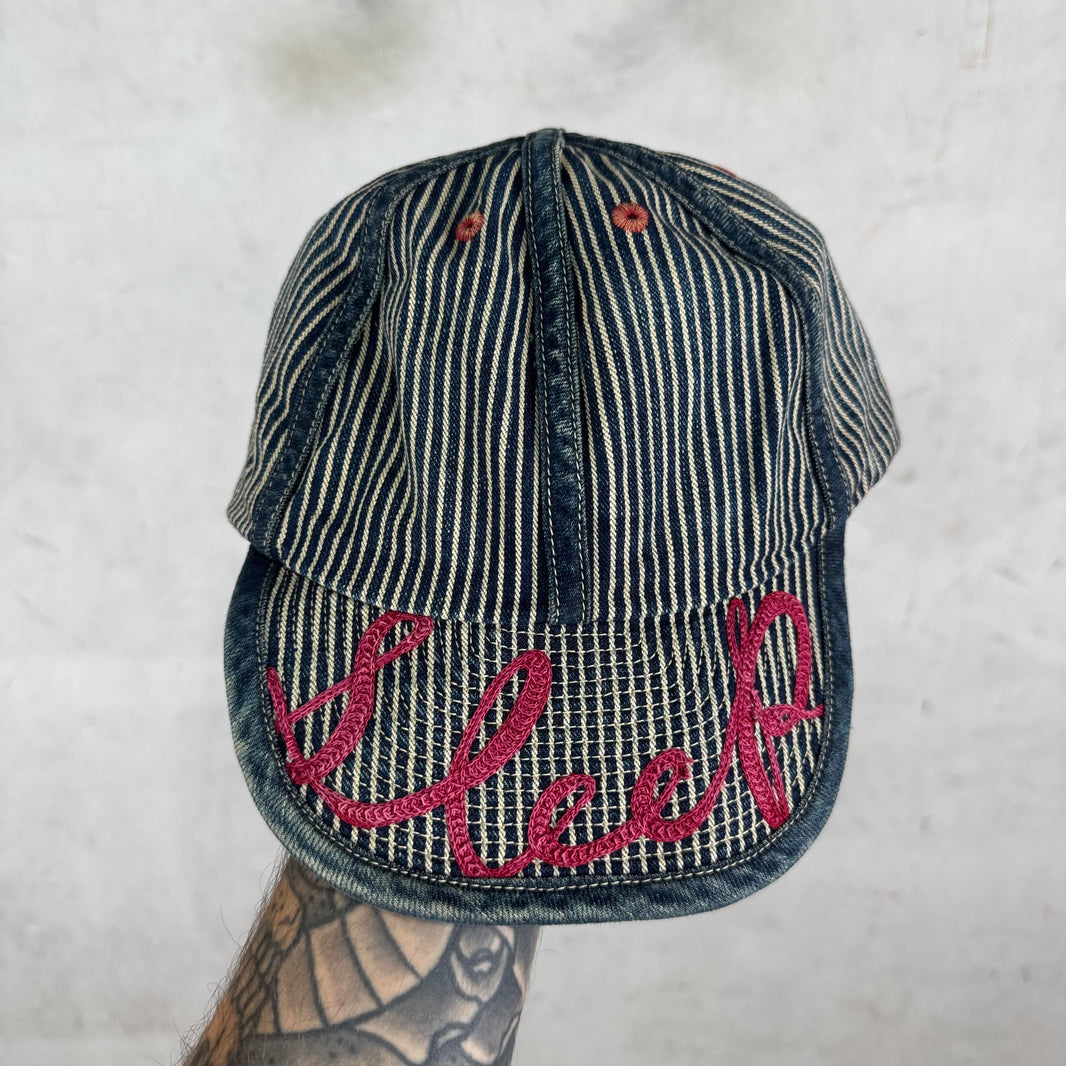 Kapital Hickory Stripe Sleep Floppy Hat