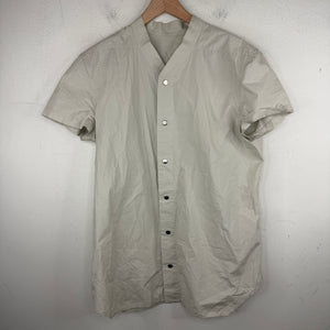 Rick Owens Oyster Golf Snap Button Shirt