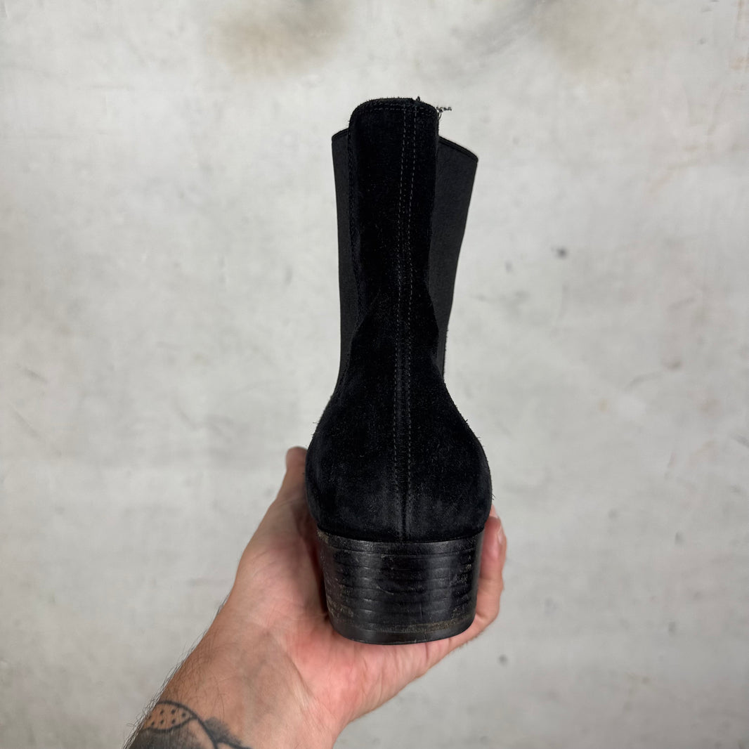Saint Laurent Suede Chelsea Boots
