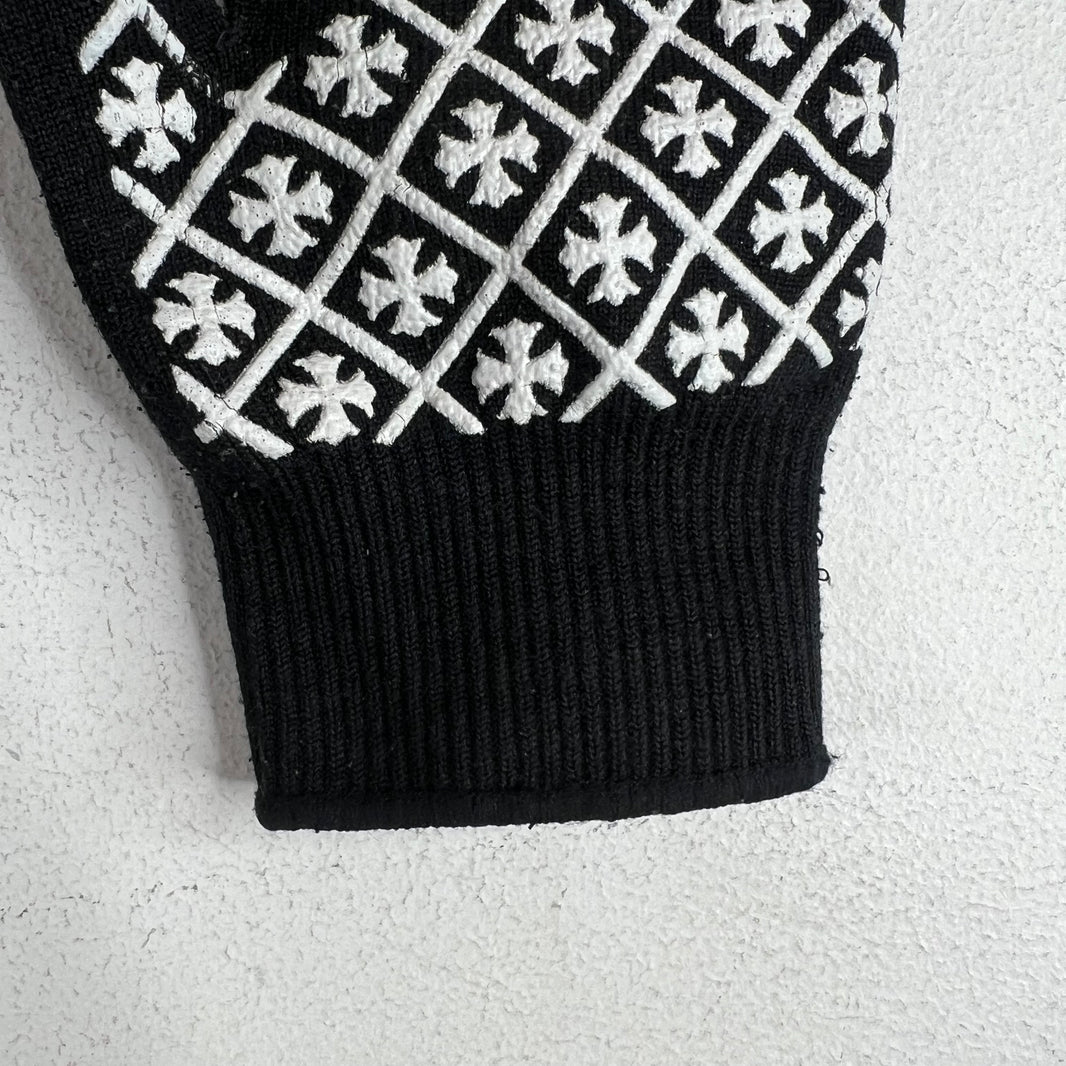 Chrome Hearts Black Work Gloves