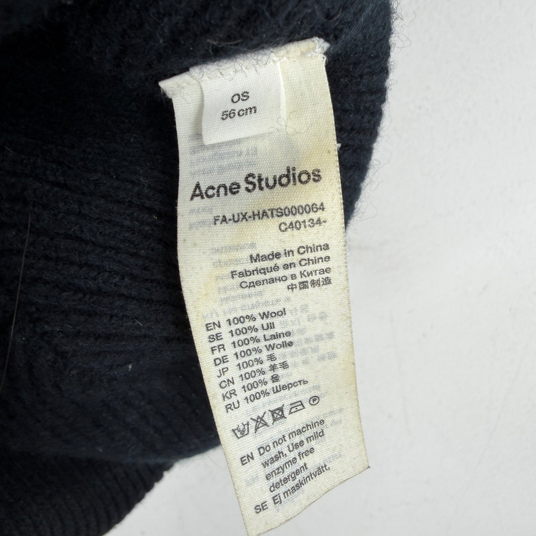 Acne Studios Square Face Low Rise Beanie