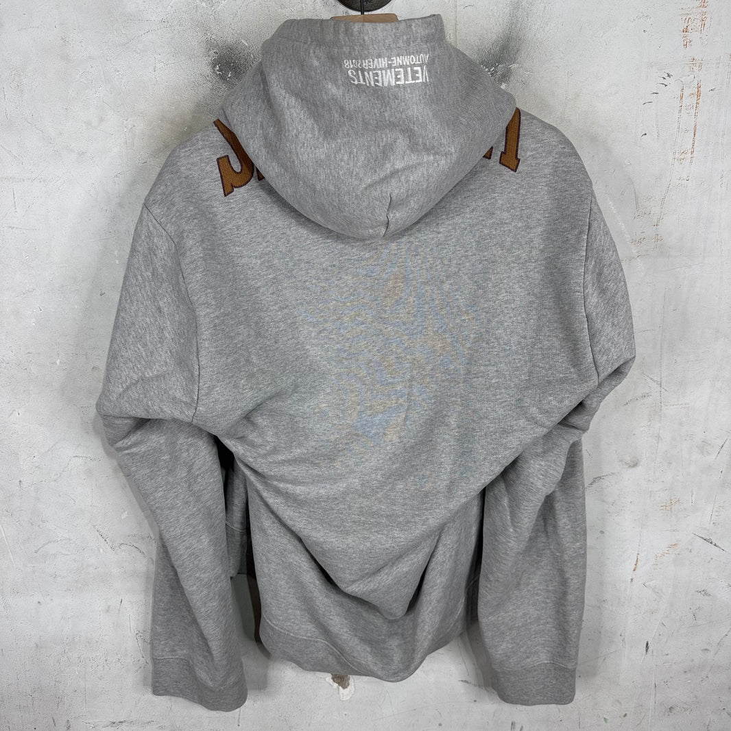 Vetements Hunchback Logo Hoodie