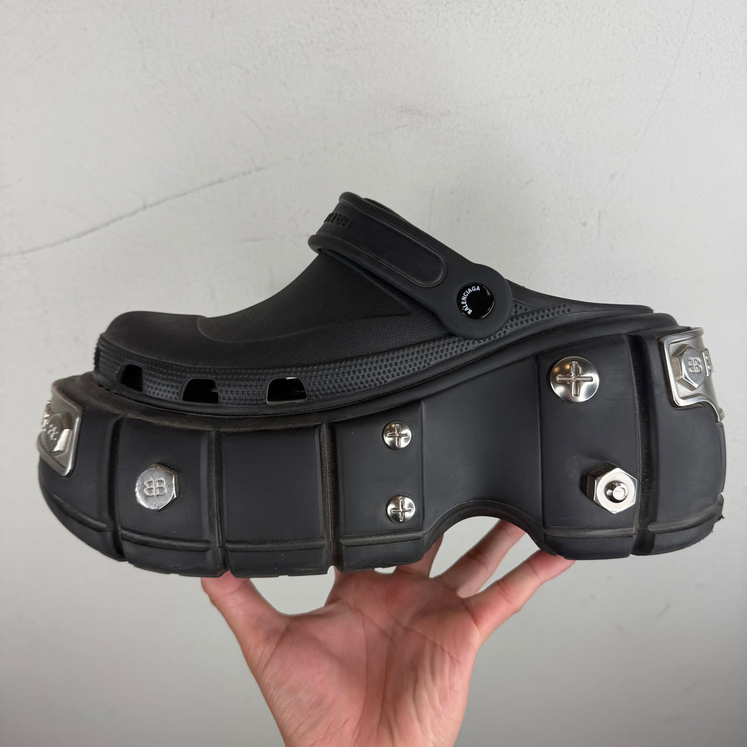 Balenciaga Croc Hardcroc Platform Mules