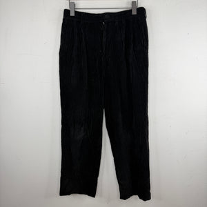 CDG Homme Black Corduroy Trousers