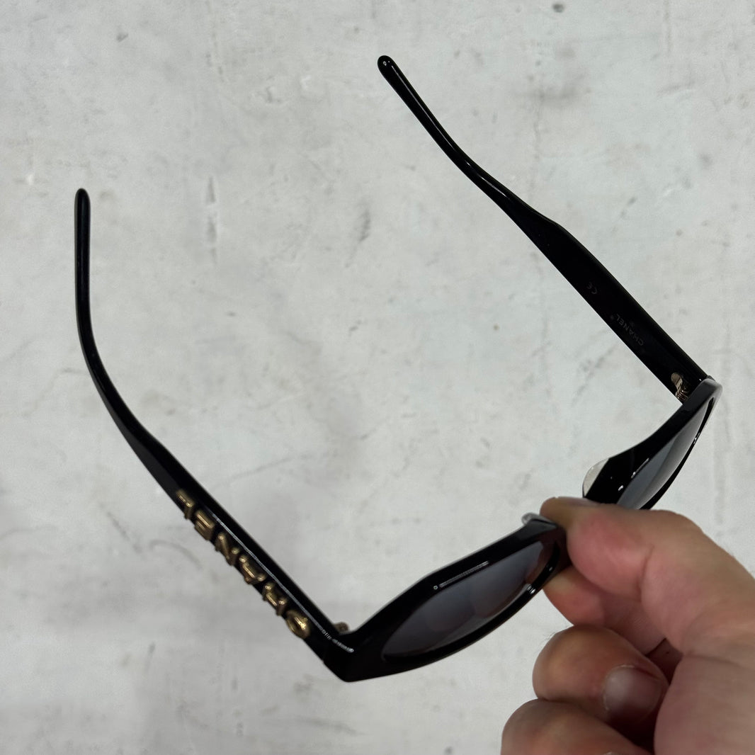 Chanel 71280A Cat-Eye Logo Sunglasses