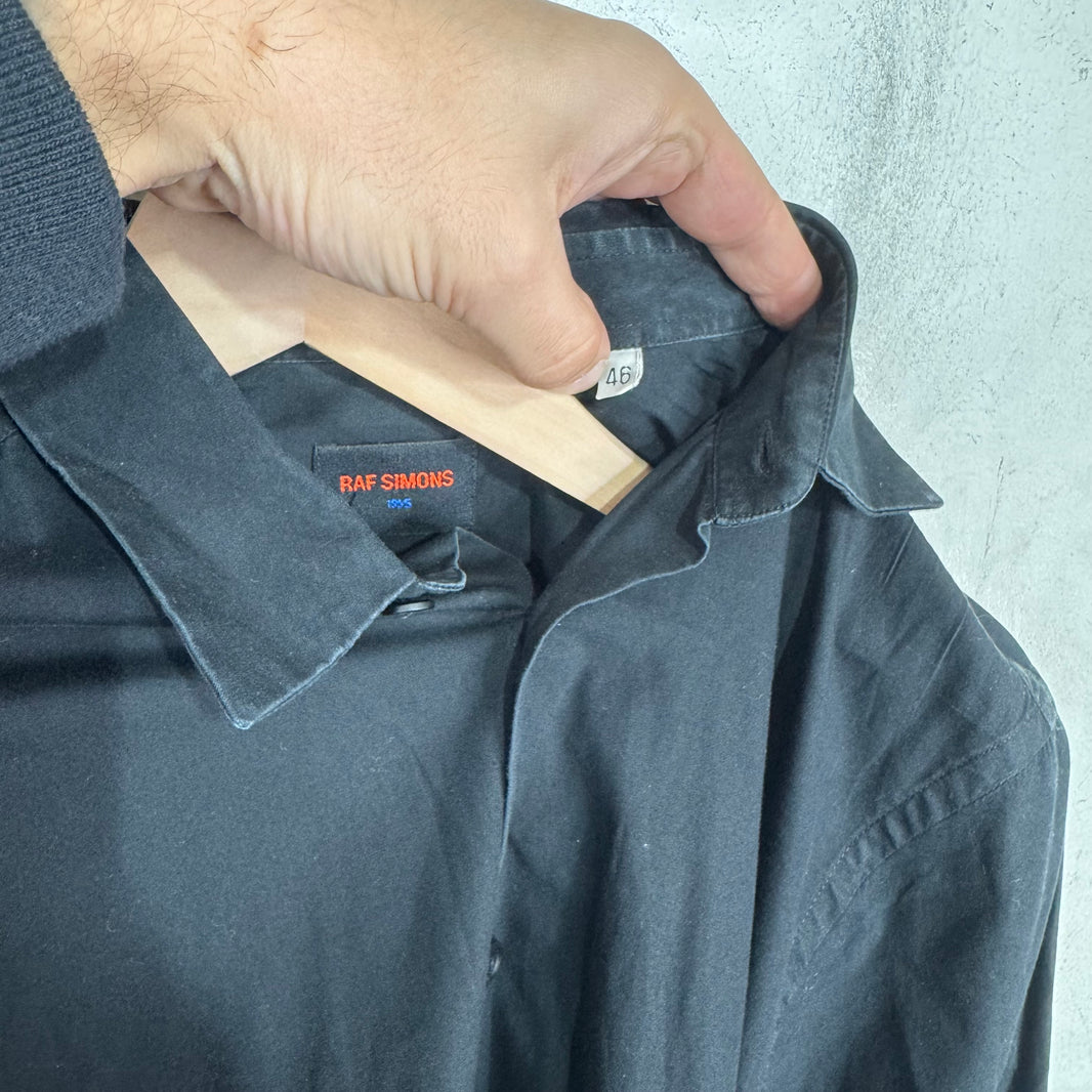 Raf Simons White R Stitch Buttoned Shirt