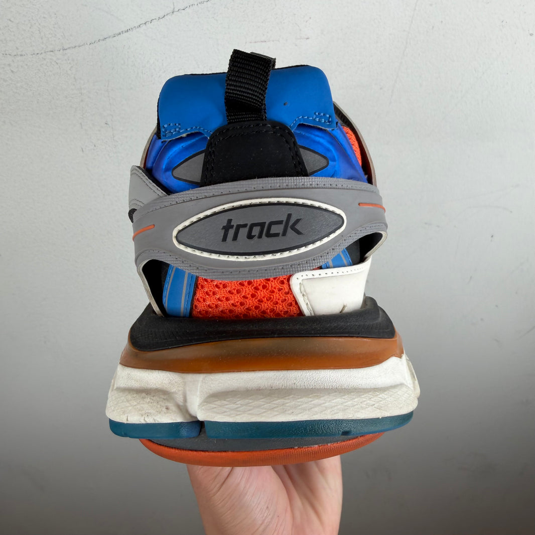 Balenciaga Orange/Blue Track Sneakers