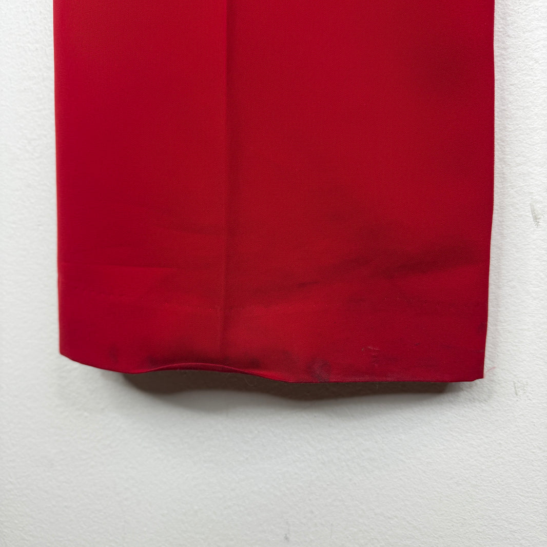 Balenciaga Red 5 Pocket Pants