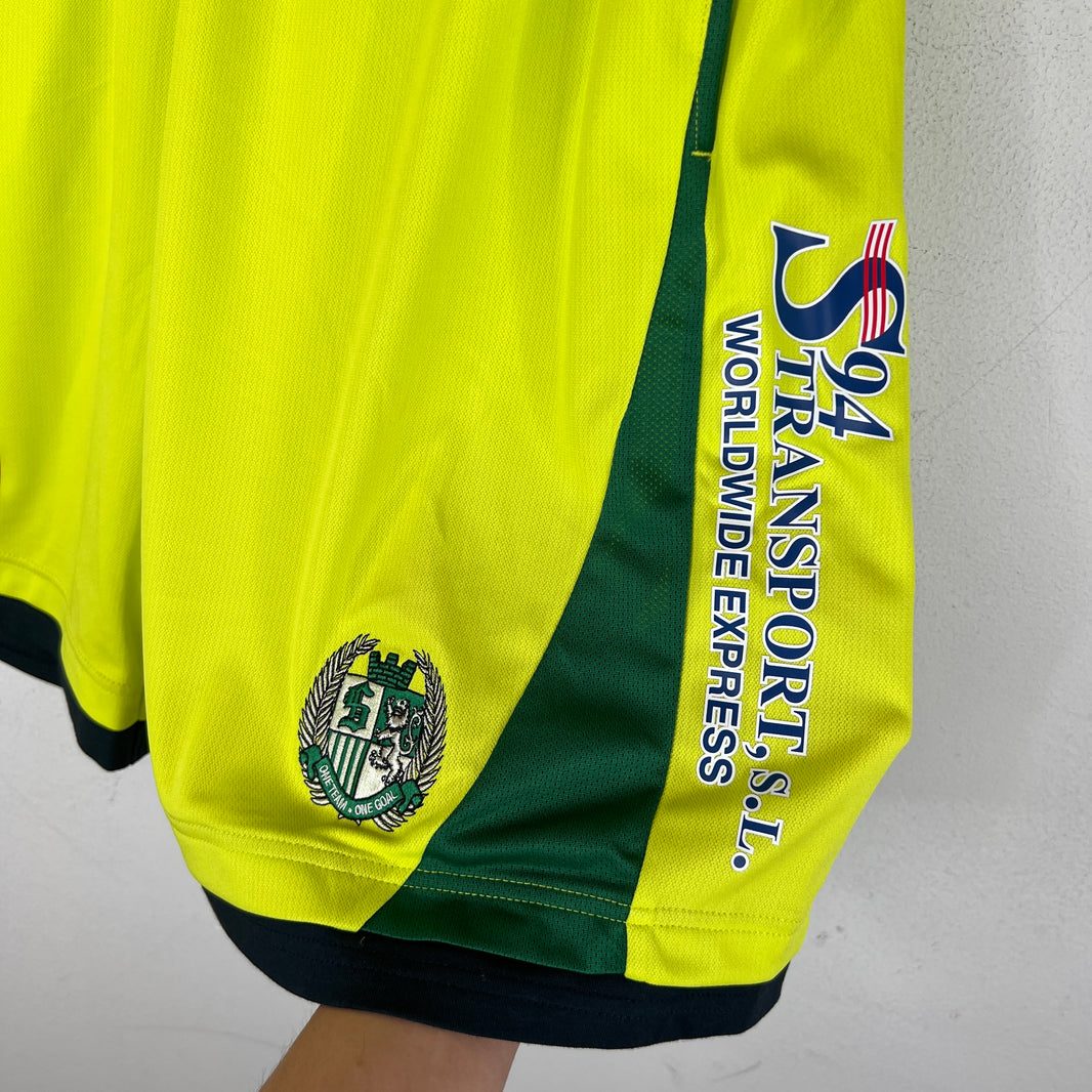 Supreme Neon Green Soccer Shorts