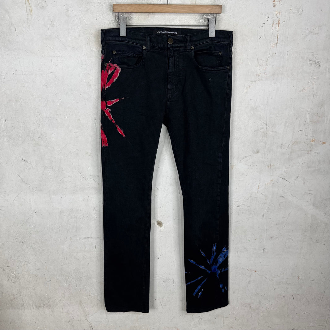 Calvin Klein 205W39NYC Black Tie Dye Jeans
