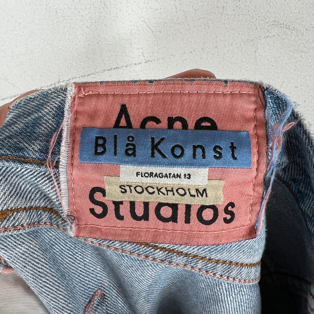 Acne Studios Bla Konst 2003 Blue Trash Denim Jeans