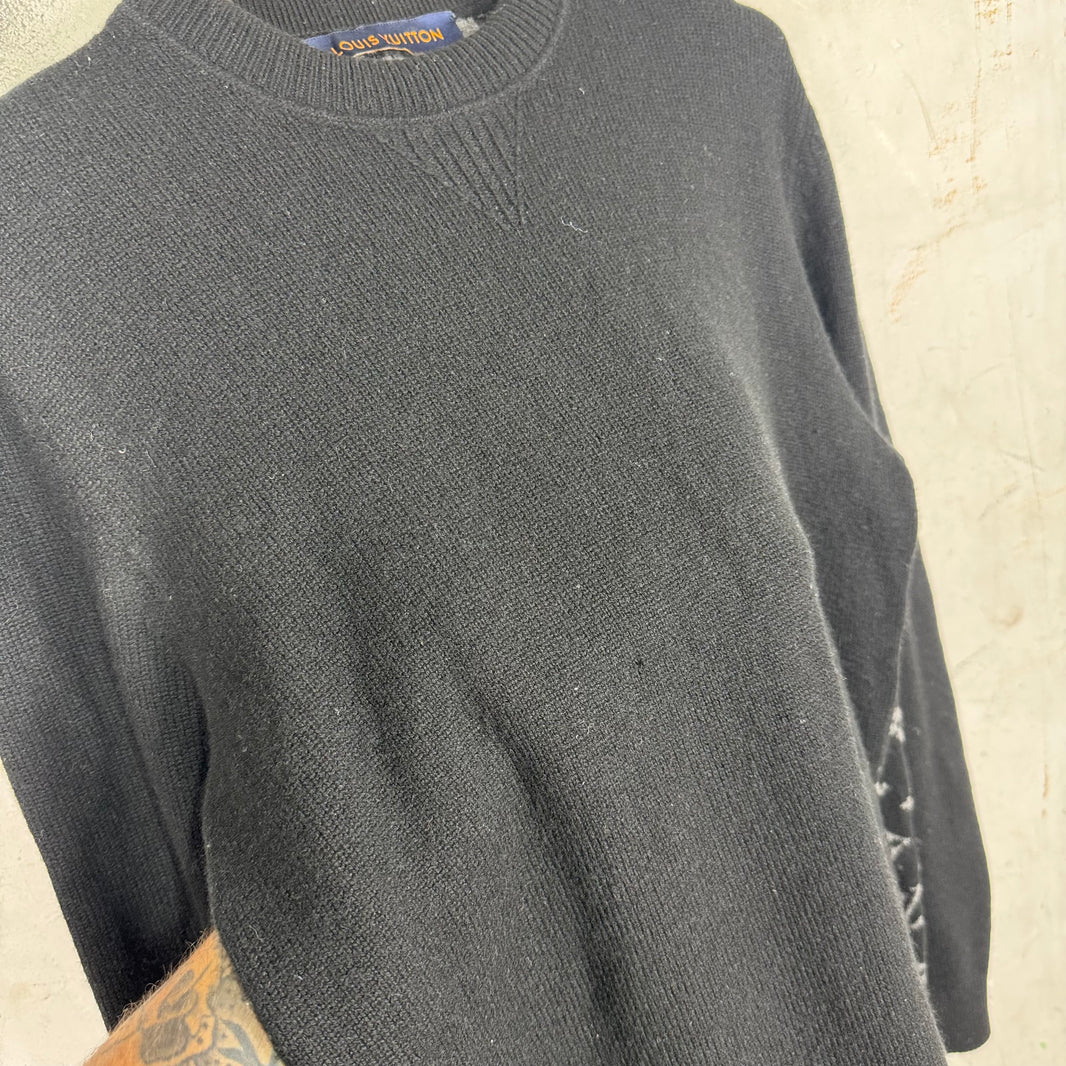 Louis Vuitton Graphite Monogram Cashmere Sweater