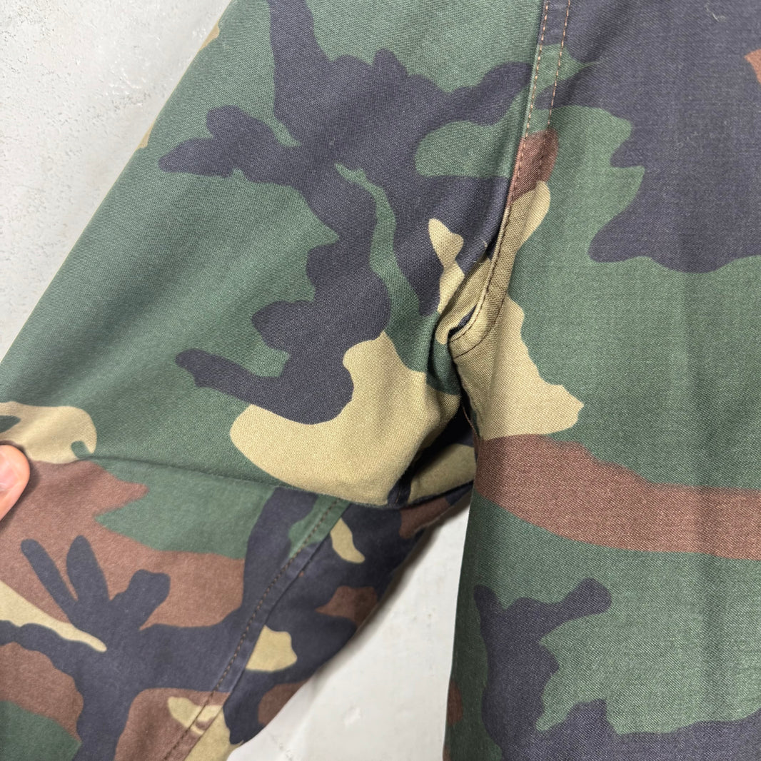 Supreme Camo Green Trench Coat