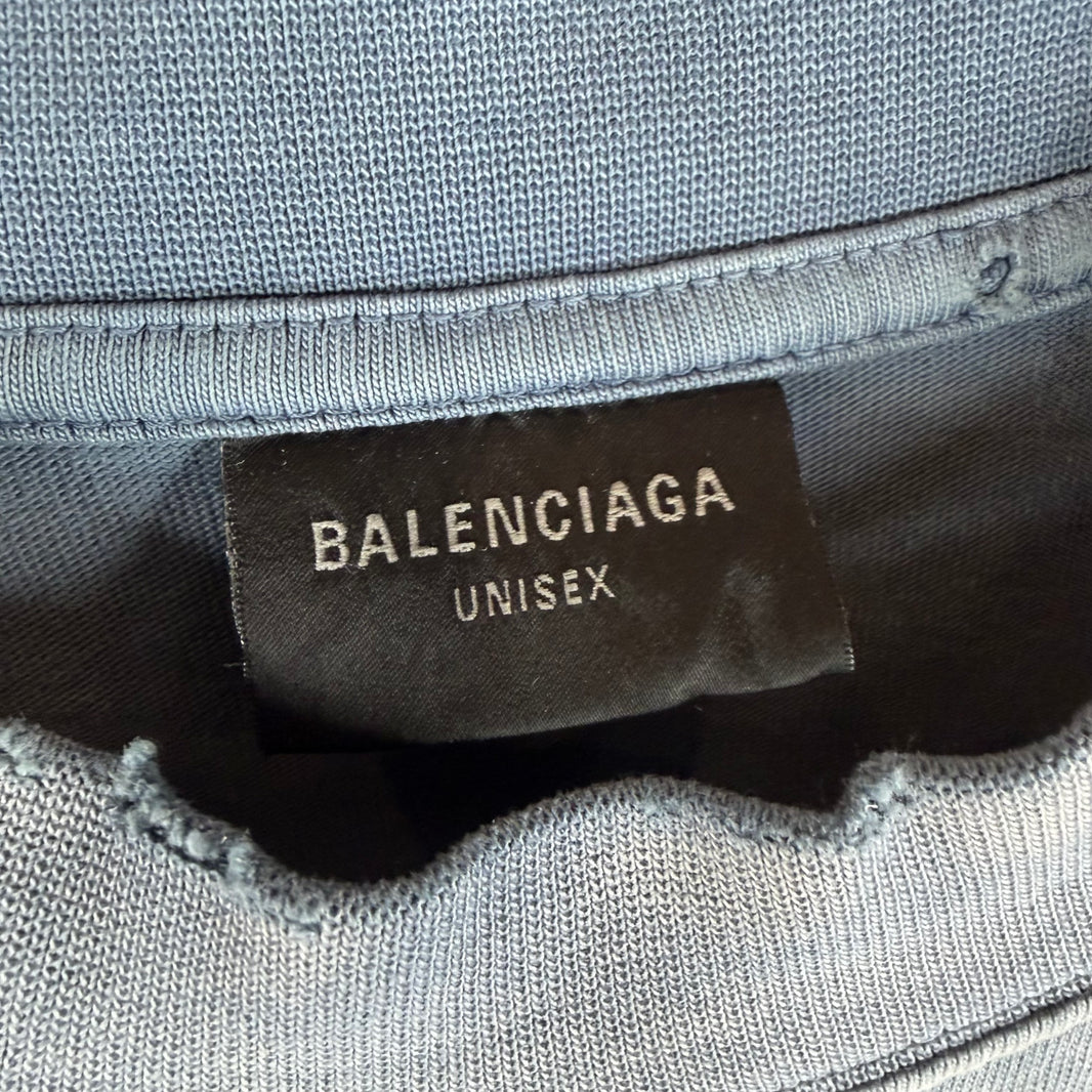 Balenciaga Distressed See Now Buy Now T-Shirt