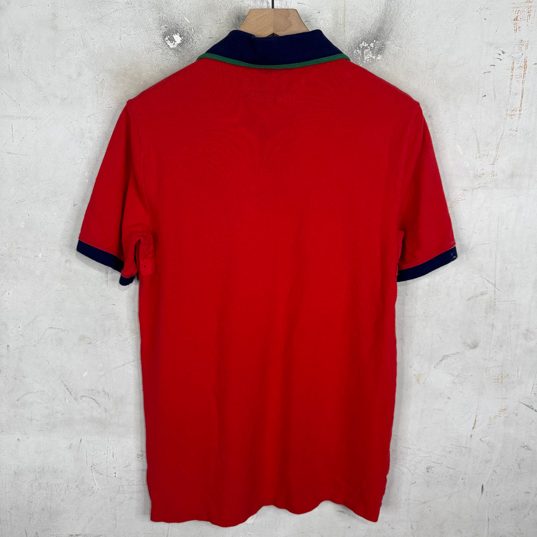 Ralph Lauren Big Pony Flag Zip Polo