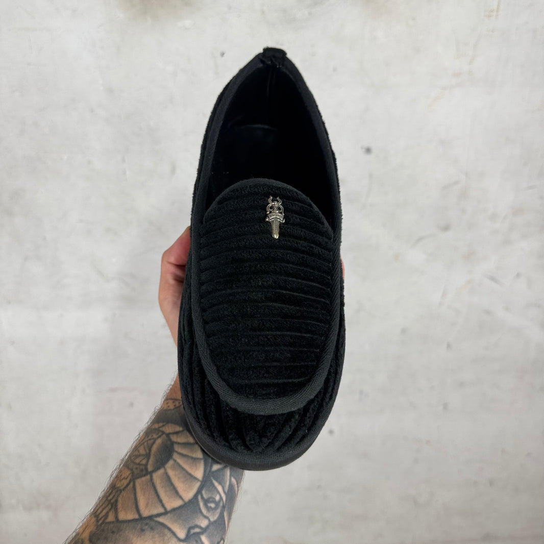 Chrome Hearts Corduroy Dagger Loafers