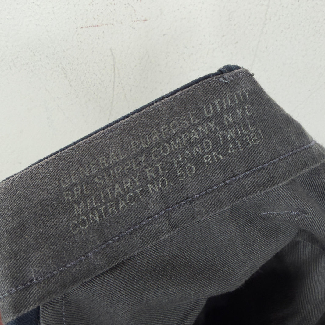 RRL Navy Slim Chino Pants