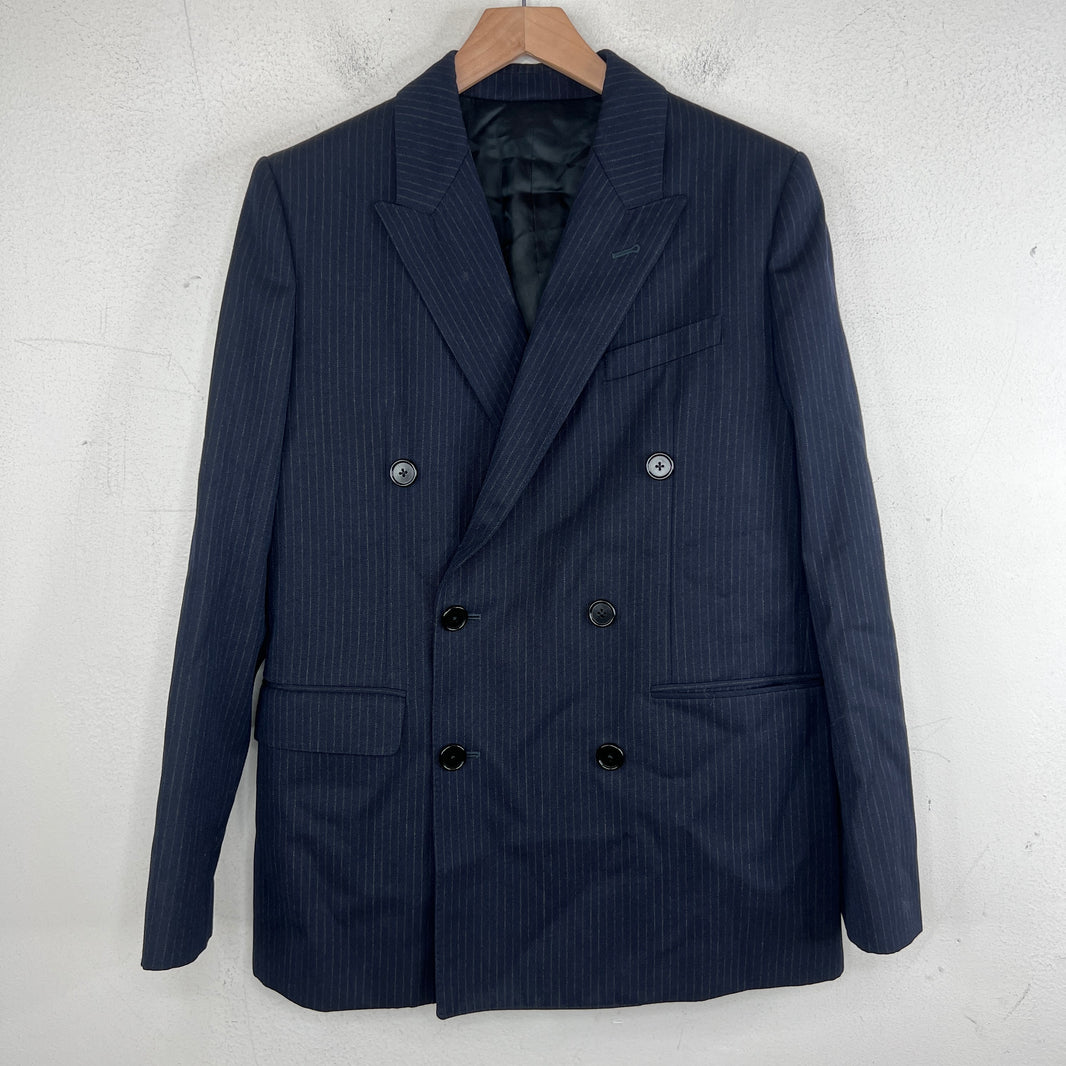 Celine Striped Navy Suit Set