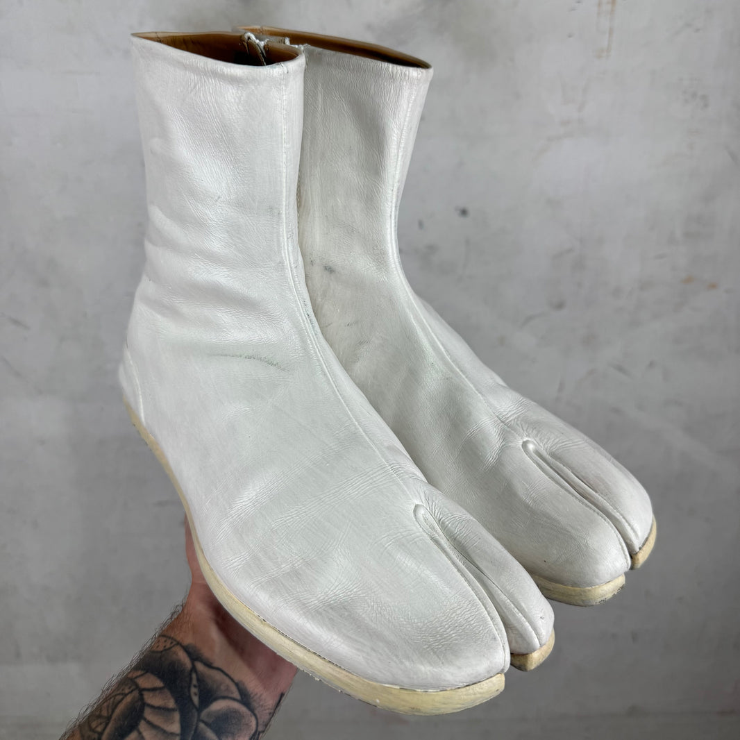 Margiela Painted Tabi Flat Boots