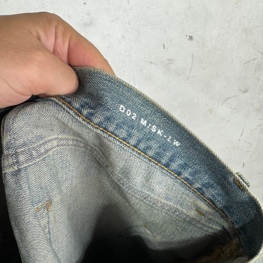 Saint Laurent 2015 Ripped Knee Dust Wash D02 Jeans
