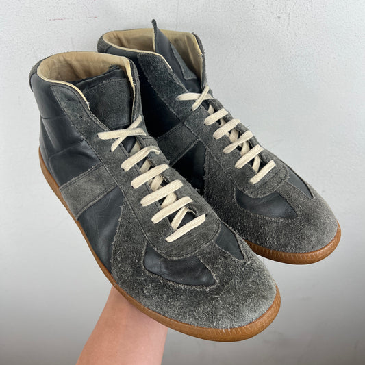 Margiela Smoked Black High Top Replica Sneakers