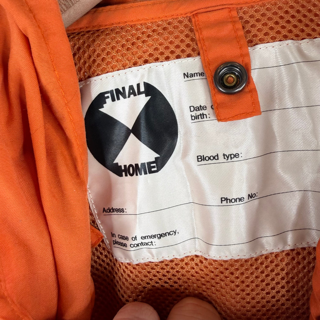 Final Home Hooded Orange Vest